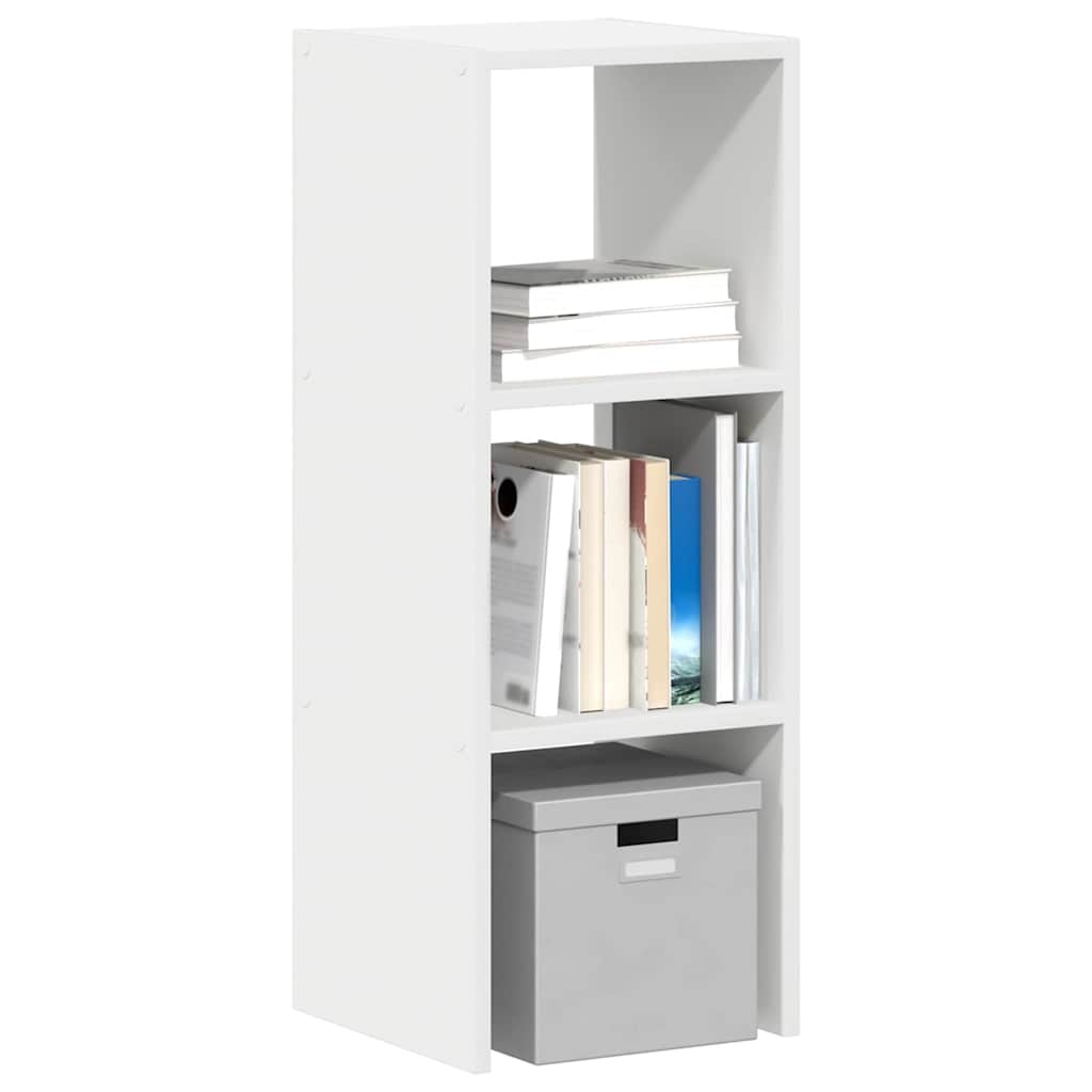 VidaXL Boekenkast stapelbaar 30x30x80 cm bewerkt hout wit