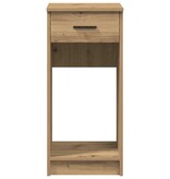 VidaXL Computertorenstandaard met lade 35x45x77 cm artisanaal eiken