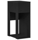 VidaXL Computertorenstandaard met lade 30x44x74 cm zwart