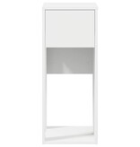 VidaXL Computertorenstandaard met lade 30x44x74 cm wit