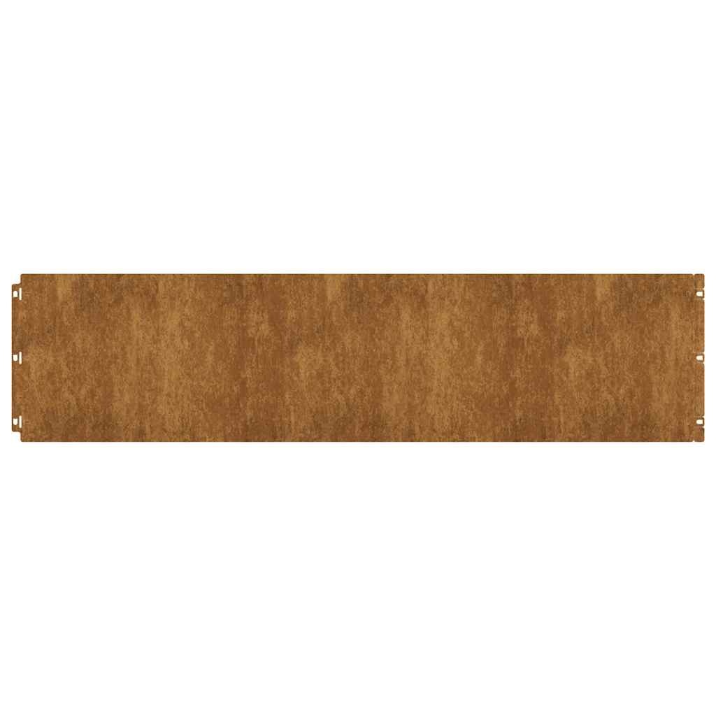 VidaXL Graskanten 20 st 25x103 cm flexibel weervast staal