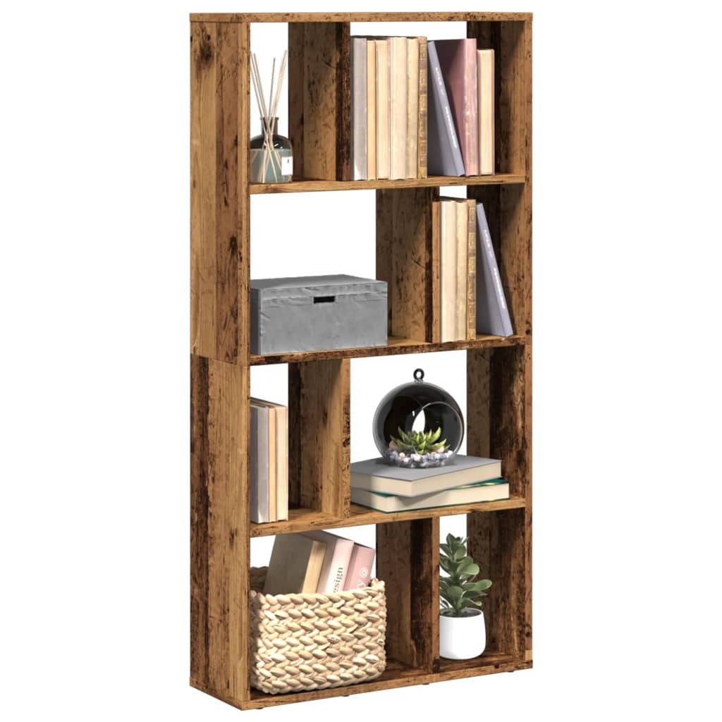 VidaXL Boekenkast 60x20x120 cm bewerkt hout oud houtkleurig