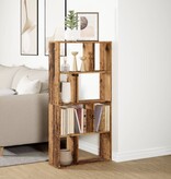 VidaXL Boekenkast 60x20x120 cm bewerkt hout oud houtkleurig
