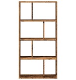 VidaXL Boekenkast 60x20x120 cm bewerkt hout oud houtkleurig