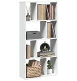 VidaXL Boekenkast 60x20x120 cm bewerkt hout wit