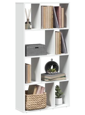 VidaXL Boekenkast 60x20x120 cm bewerkt hout wit