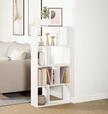 VidaXL Boekenkast 60x20x120 cm bewerkt hout wit