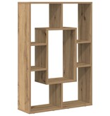 VidaXL Boekenkast 63x20x90 cm bewerkt hout artisanaal eikenkleurig