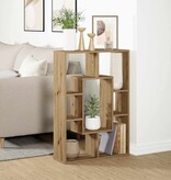 VidaXL Boekenkast 63x20x90 cm bewerkt hout artisanaal eikenkleurig