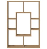 VidaXL Boekenkast 63x20x90 cm bewerkt hout artisanaal eikenkleurig