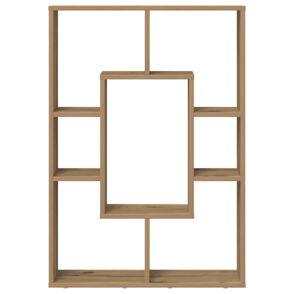VidaXL Boekenkast 63x20x90 cm bewerkt hout artisanaal eikenkleurig