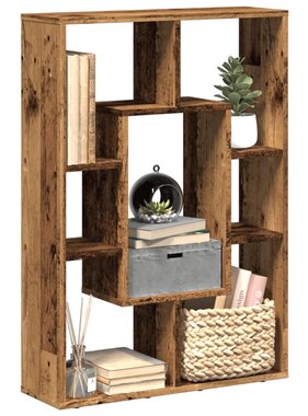 VidaXL Boekenkast 63x20x90 cm bewerkt hout oud houtkleurig