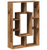VidaXL Boekenkast 63x20x90 cm bewerkt hout oud houtkleurig