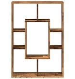 VidaXL Boekenkast 63x20x90 cm bewerkt hout oud houtkleurig