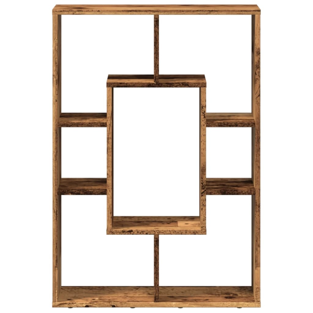 VidaXL Boekenkast 63x20x90 cm bewerkt hout oud houtkleurig