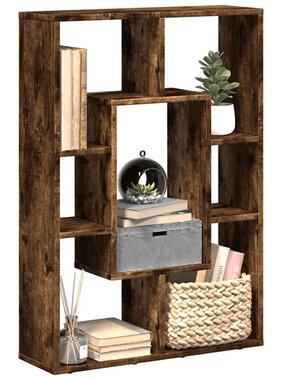 VidaXL Boekenkast 63x20x90 cm bewerkt hout gerookt eikenkleurig