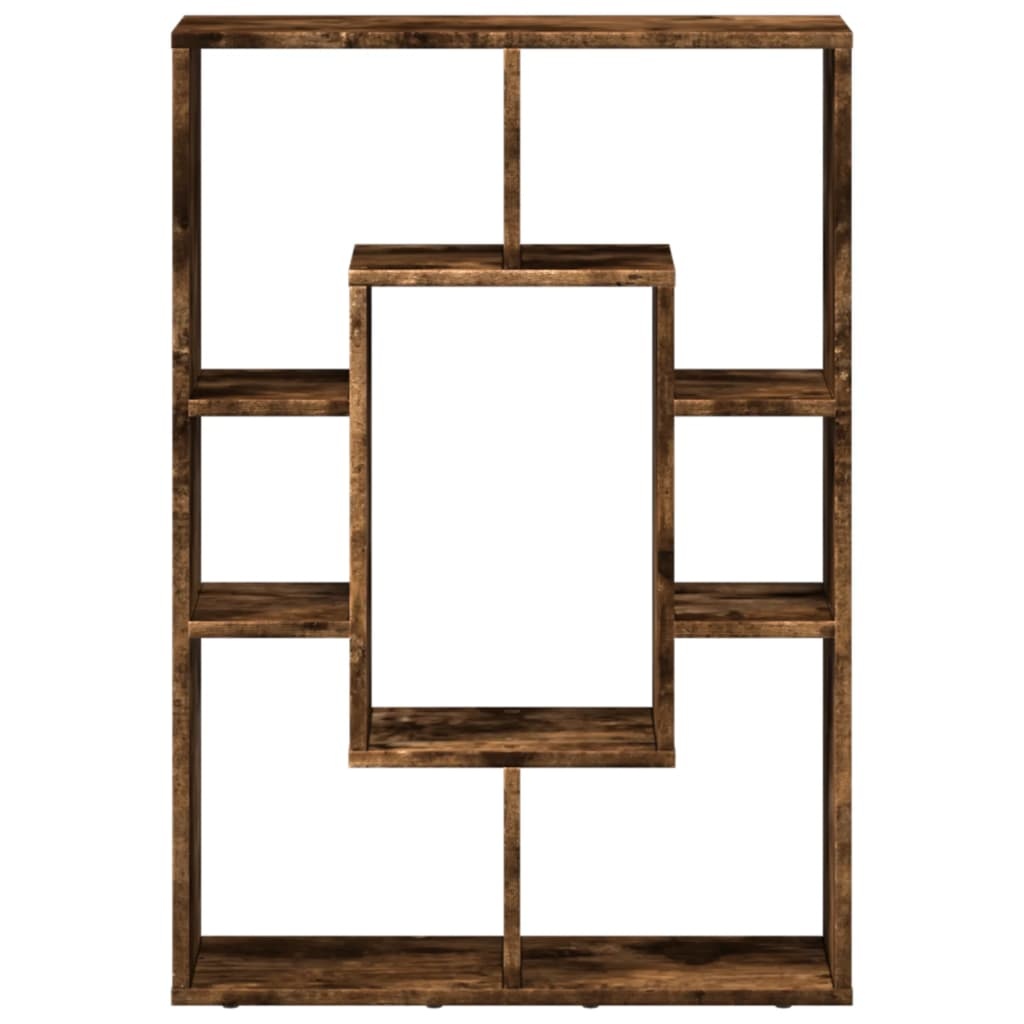 VidaXL Boekenkast 63x20x90 cm bewerkt hout gerookt eikenkleurig