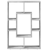 VidaXL Boekenkast 63x20x90 cm bewerkt hout betongrijs