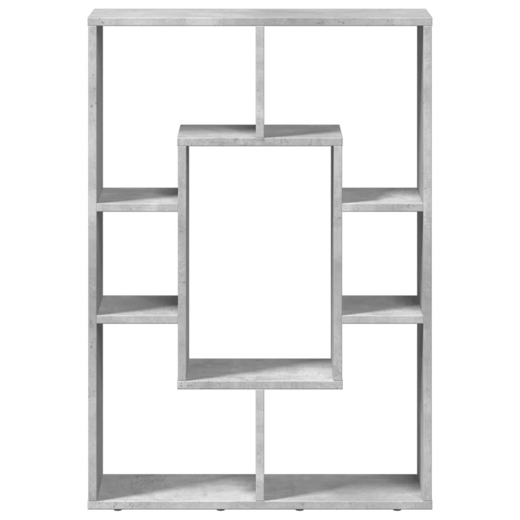 VidaXL Boekenkast 63x20x90 cm bewerkt hout betongrijs