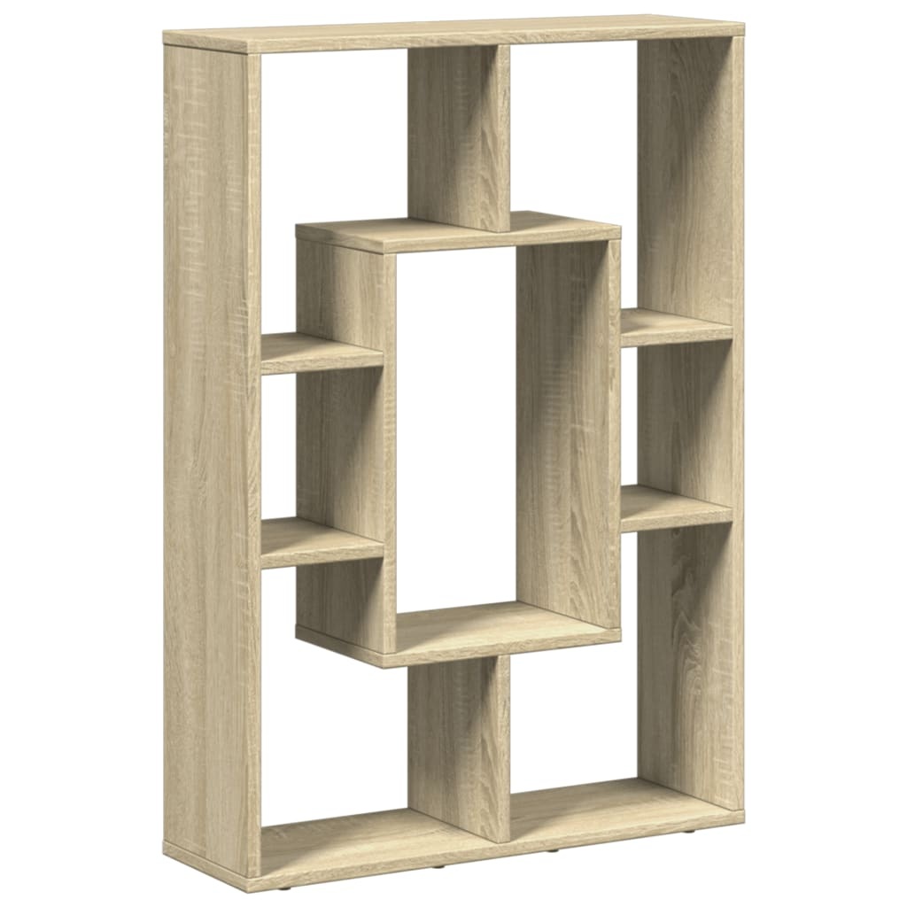 VidaXL Boekenkast 63x20x90 cm bewerkt hout sonoma eikenkleurig