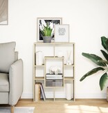 VidaXL Boekenkast 63x20x90 cm bewerkt hout sonoma eikenkleurig