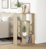 VidaXL Boekenkast 63x20x90 cm bewerkt hout sonoma eikenkleurig