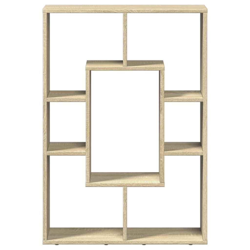 VidaXL Boekenkast 63x20x90 cm bewerkt hout sonoma eikenkleurig