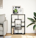 VidaXL Boekenkast 63x20x90 cm bewerkt hout zwart