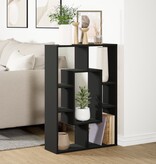 VidaXL Boekenkast 63x20x90 cm bewerkt hout zwart