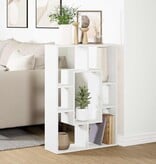 VidaXL Boekenkast 63x20x90 cm bewerkt hout wit