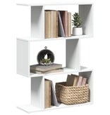 VidaXL Kamerscherm / boekenkast 3-laags 70x24x97 cm bewerkt hout wit