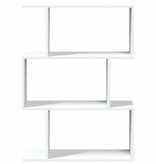 VidaXL Kamerscherm / boekenkast 3-laags 70x24x97 cm bewerkt hout wit