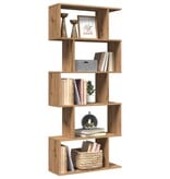 VidaXL Kamerscherm / boekenkast 5-laags 70x24x161 cm hout artisanaal
