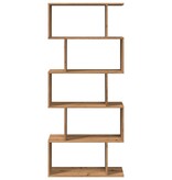 VidaXL Kamerscherm / boekenkast 5-laags 70x24x161 cm hout artisanaal