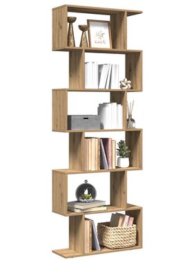 VidaXL Kamerscherm / boekenkast 6-laags 70x24x193 cm hout artisanaal