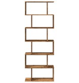VidaXL Kamerscherm / boekenkast 6-laags 70x24x193 cm hout oud hout