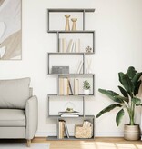 VidaXL Kamerscherm / boekenkast 6-laags 70x24x193 cm hout grijs sonoma