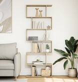 VidaXL Kamerscherm / boekenkast 6-laags 70x24x193 cm hout sonoma eiken