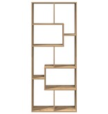 VidaXL Kamerscherm / boekenkast 67x25x161,5 cm hout artisanaal eiken