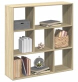 VidaXL Kamerscherm / boekenkast 102x29x103,5 cm hout sonoma eikenkleur
