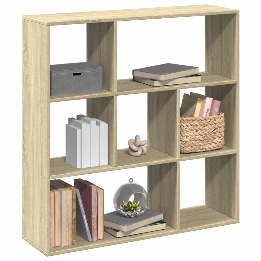 VidaXL Kamerscherm / boekenkast 102x29x103,5 cm hout sonoma eikenkleur
