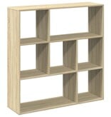 VidaXL Kamerscherm / boekenkast 102x29x103,5 cm hout sonoma eikenkleur