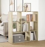 VidaXL Kamerscherm / boekenkast 102x29x103,5 cm hout sonoma eikenkleur