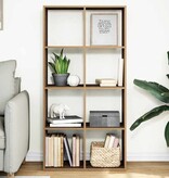 VidaXL Kamerscherm / boekenkast 69,5x29x137,5 cm hout artisanaal eiken