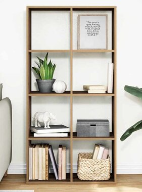 VidaXL Kamerscherm / boekenkast 69,5x29x137,5 cm hout artisanaal eiken