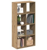 VidaXL Kamerscherm / boekenkast 69,5x29x137,5 cm hout artisanaal eiken