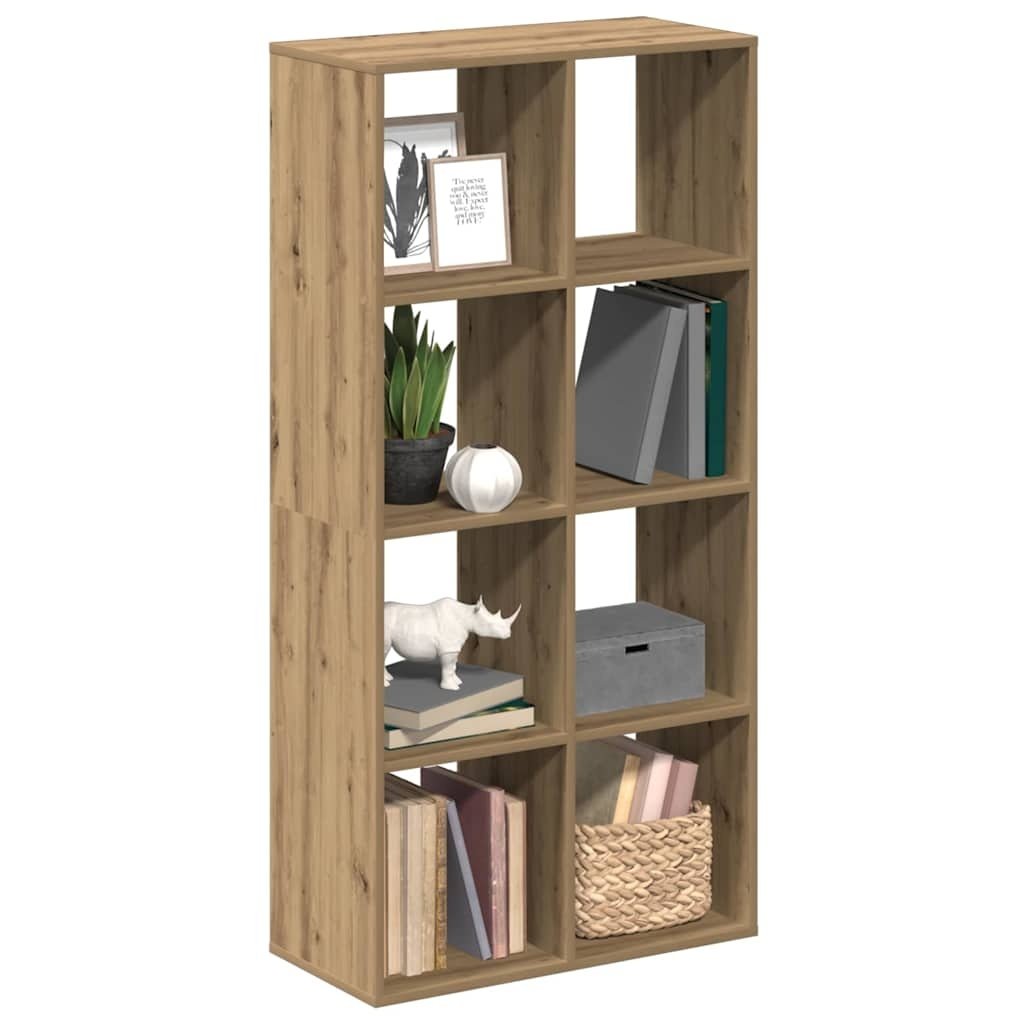 VidaXL Kamerscherm / boekenkast 69,5x29x137,5 cm hout artisanaal eiken
