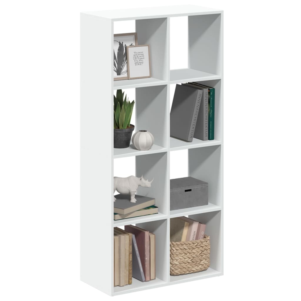 VidaXL Kamerscherm / boekenkast 69,5x29x137,5 cm bewerkt hout wit