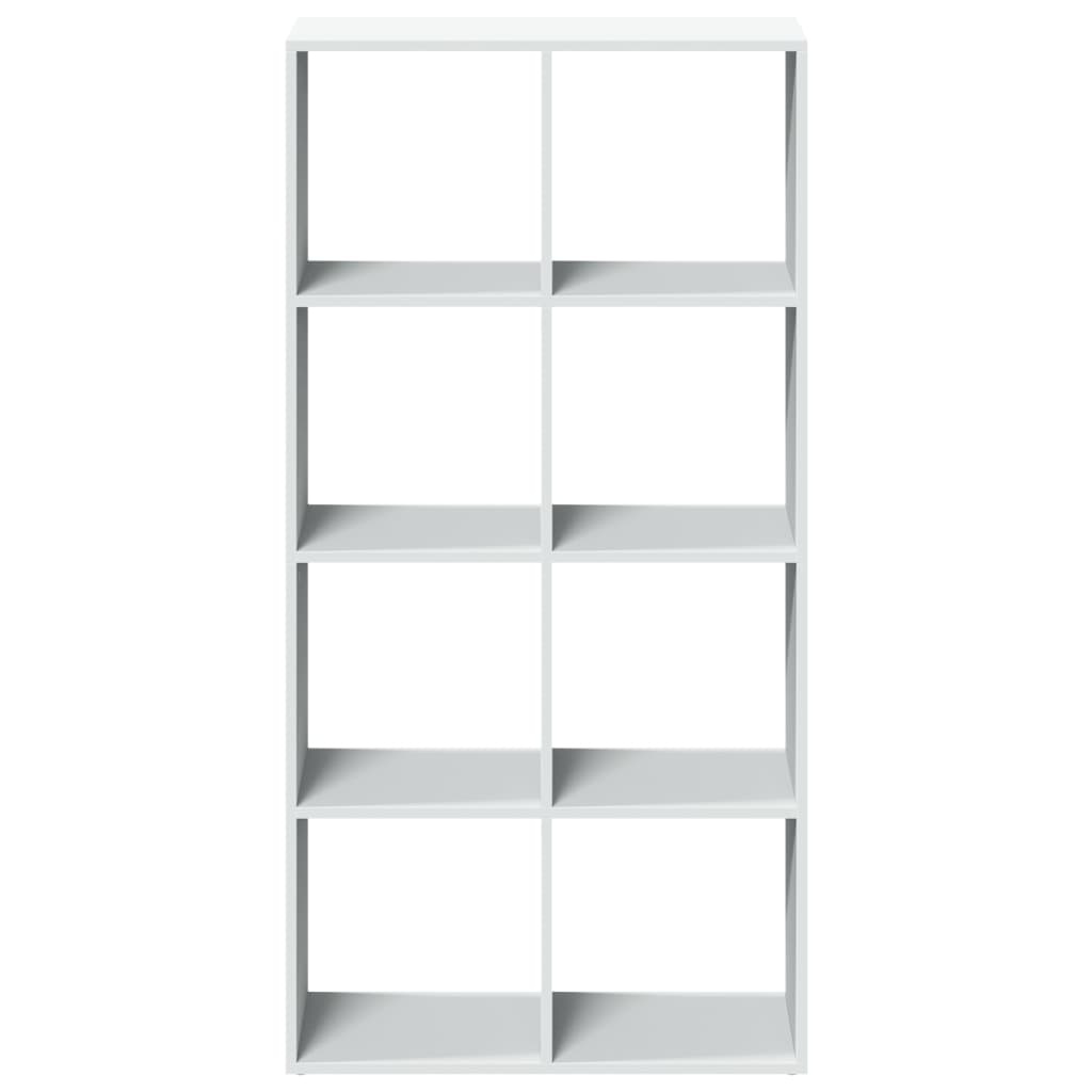 VidaXL Kamerscherm / boekenkast 69,5x29x137,5 cm bewerkt hout wit