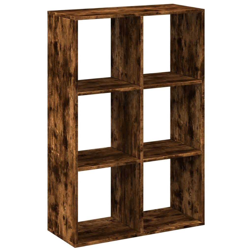 VidaXL Kamerscherm / boekenkast 69,5x29x103,5 cm hout gerookt eiken
